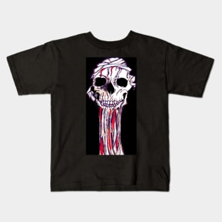 Dribbling skull Kids T-Shirt